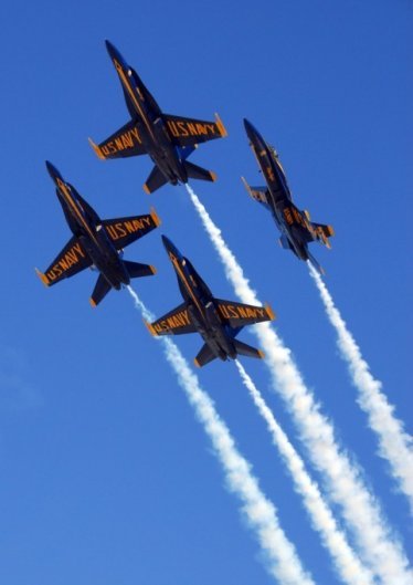 Blue Angels Aerobatic Flight Simulator poster