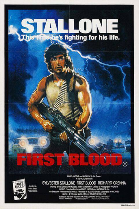 First Blood (1982) poster