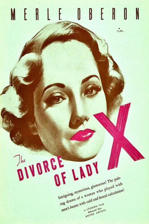 The Divorce of Lady X poster