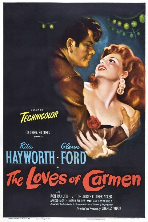 The Loves of Carmen (1948) poster