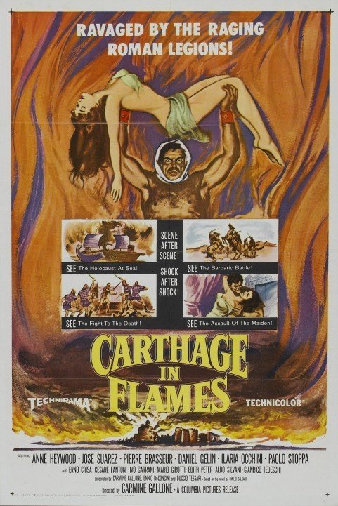 Cartagine in fiamme (1960) poster