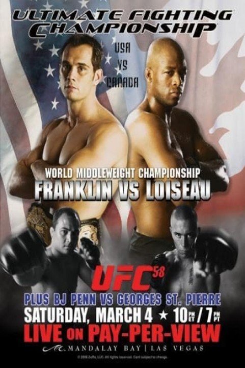 UFC 58: USA vs. Canada (2006) poster