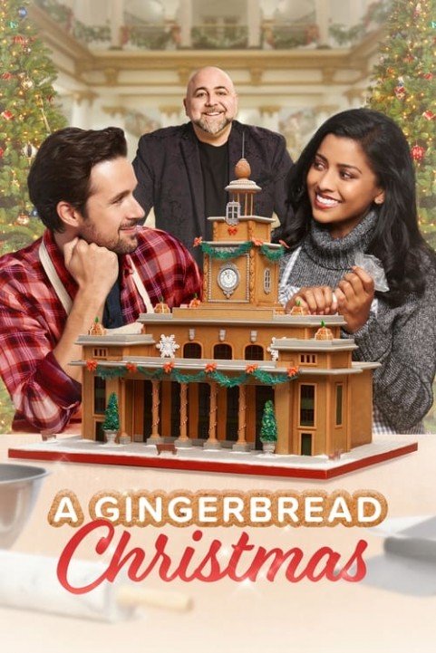 A Gingerbread Christmas poster