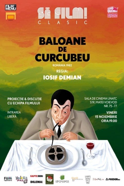 Baloane de curcubeu poster