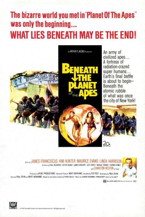 Beneath The Planet Of The Apes poster