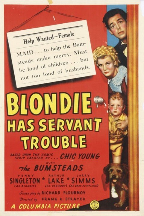 Blondie Has Servant Trouble poster