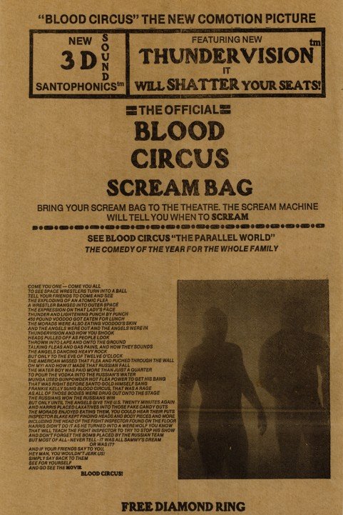 Blood Circus poster