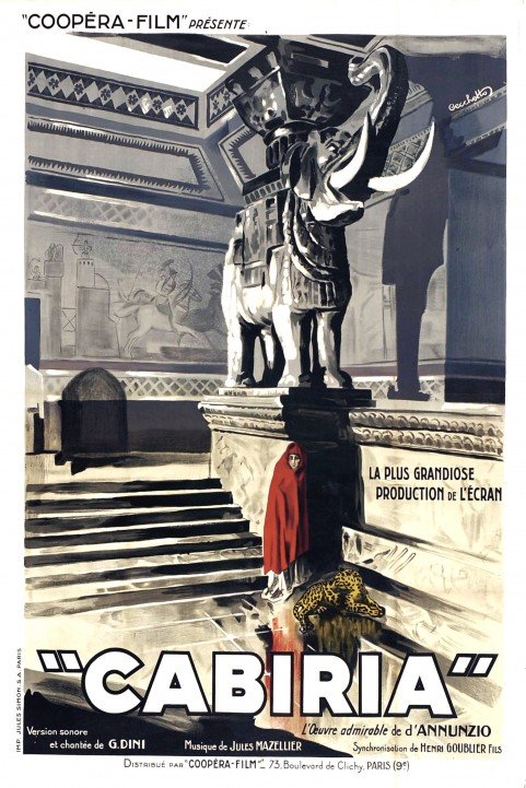 Cabiria poster