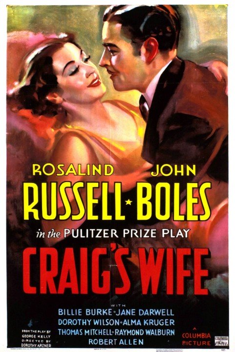 Craig's Wife (1936) poster