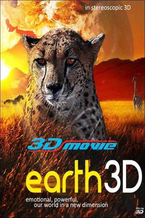 Earth 3D poster