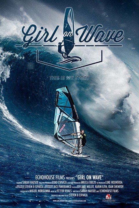 Girl on Wave poster