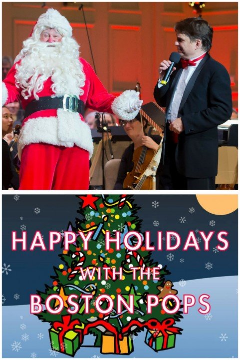 Happy Holidays with the Boston Pops poster