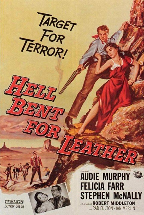 Hell Bent for Leather (1960) poster