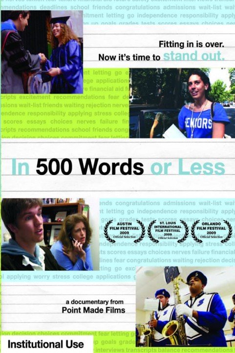 In 500 Words or Less poster