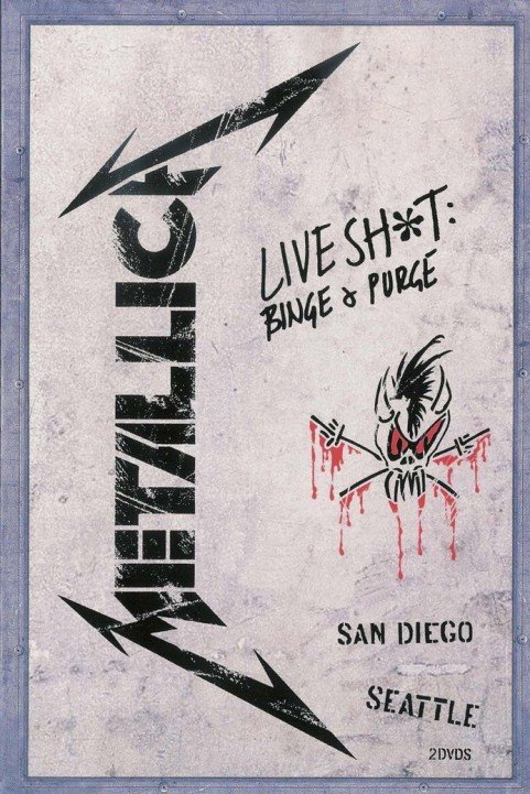 Metallica Live Shit - Binge & Purge San Diego poster