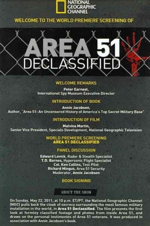 National Geographic: Area 51 Declassified poster