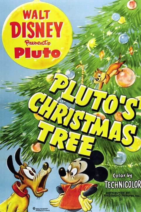 Plutos Christmas Tree poster