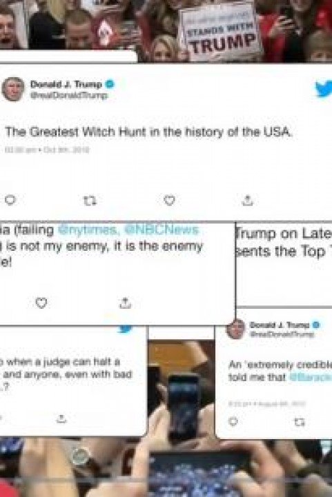 President Trump: Tweets from the White House poster