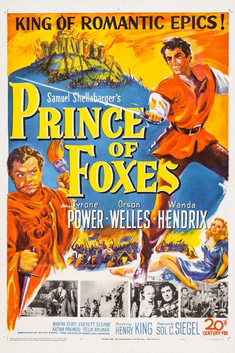 Prince of Foxes poster