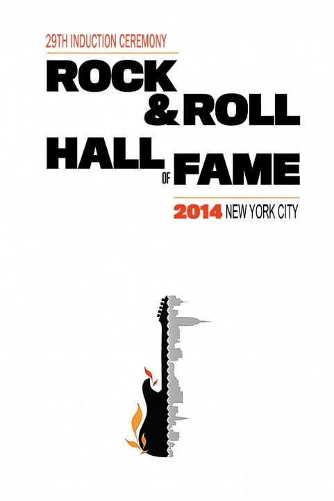 Rock and Roll Hall of Fame 2014 Induction Ceremony poster