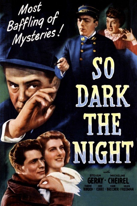 So Dark the Night (1946) poster