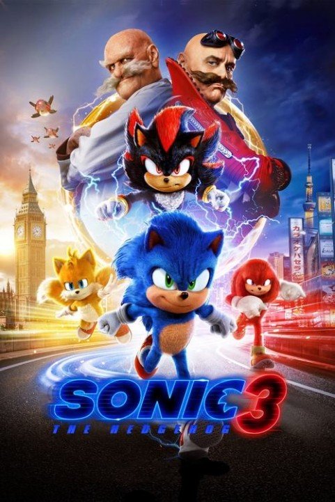 Sonic the Hedgehog 3 poster