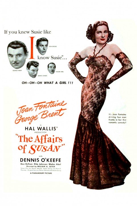 The Affairs of Susan poster