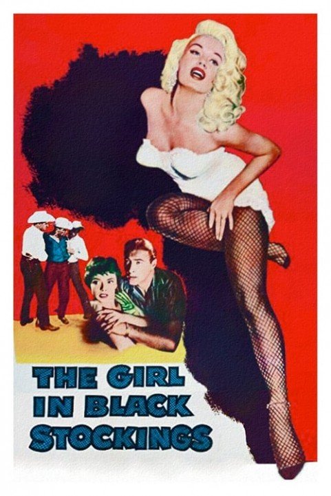 The Girl in Black Stockings poster