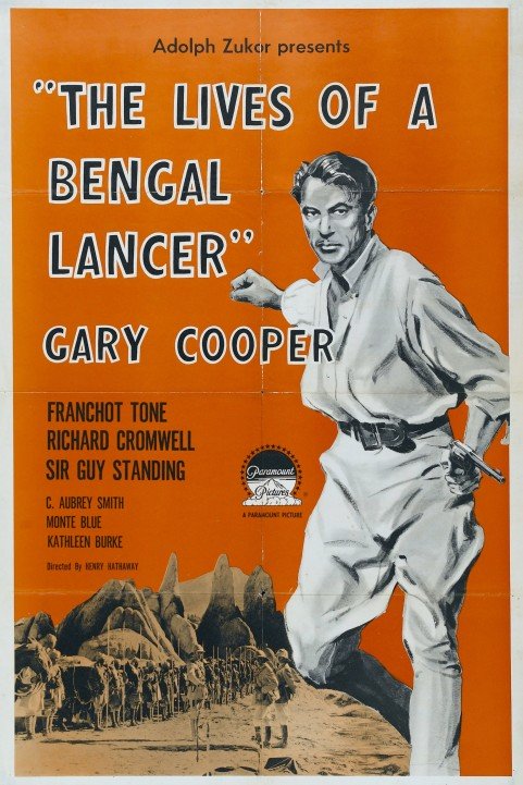 The Lives of a Bengal Lancer poster