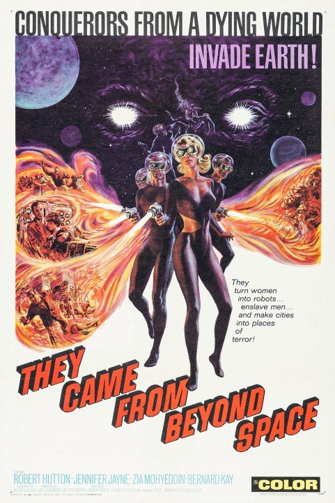 They Came from Beyond Space poster