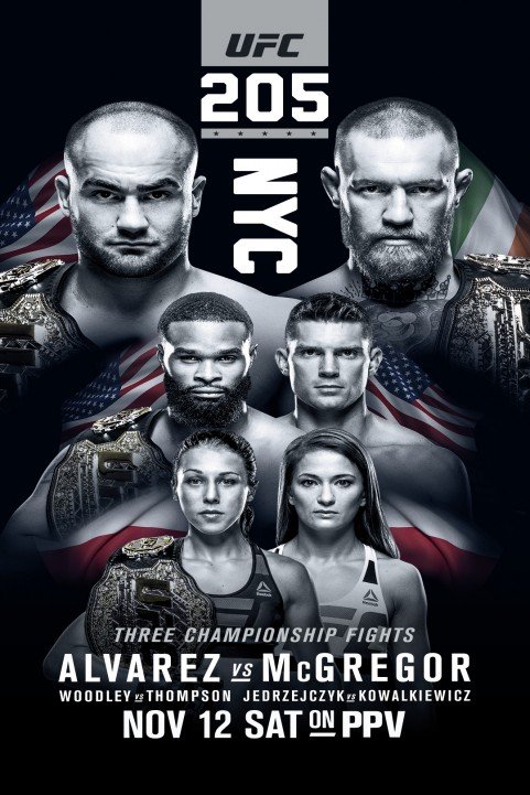 UFC 205 McGr poster