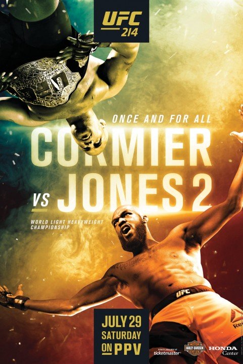 UFC 214: Cormier vs. Jones 2 poster