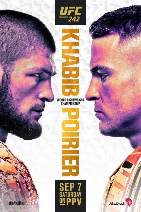 UFC 242: Khabib vs. Poirier poster