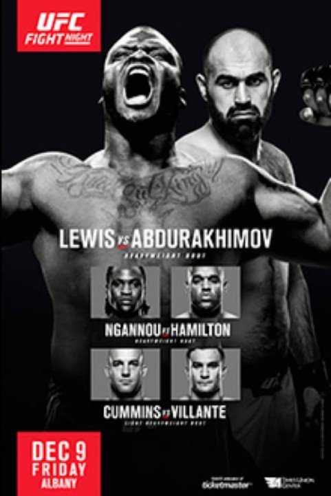 UFC Fight Night 102: Lewis vs. Abdurakhimov poster