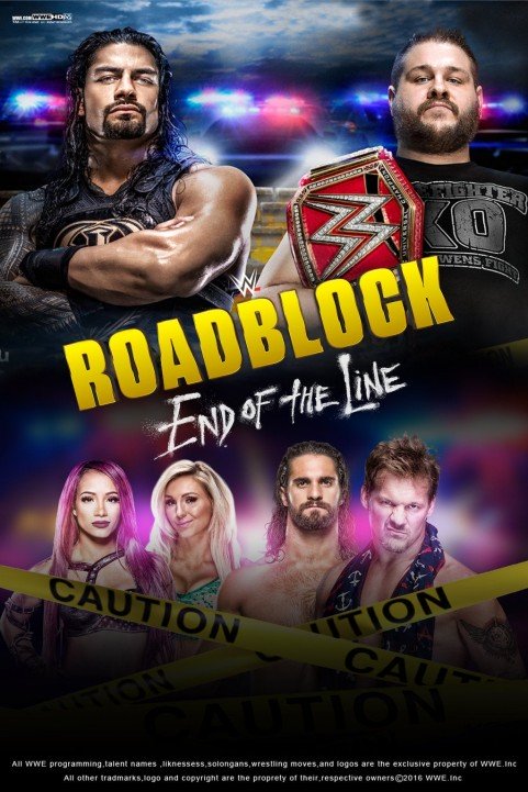 WWE Roadblock: End of the Line 2016 poster