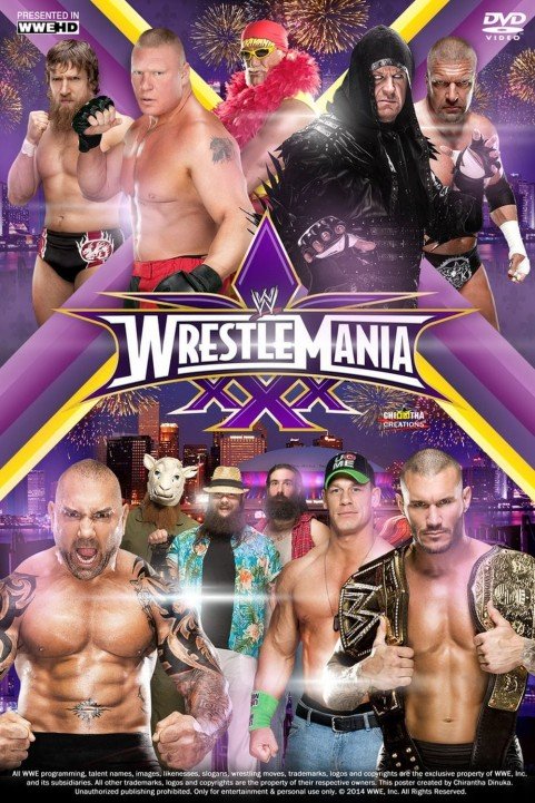 WWE WrestleMania XXX poster