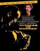 Witness to Murder (1954) poster