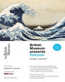 British Museum presents: Hokusai poster