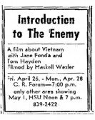 Introduction to the Enemy poster