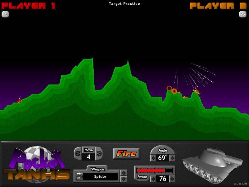 Pocket Tanks screenshots