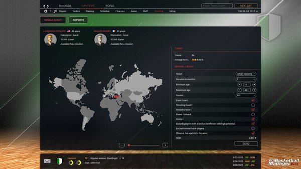 Pro Basketball Manager 2016 screenshots